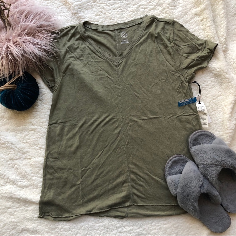 Soft Green Colored Tee